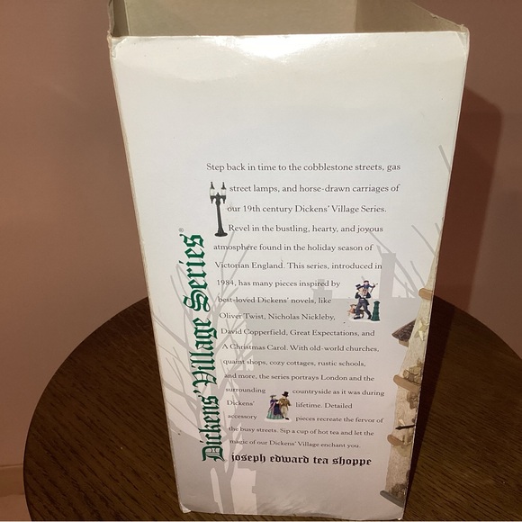 Dept 56 Dickens Village Joseph Edward Tea Shoppe - Picture 12 of 13